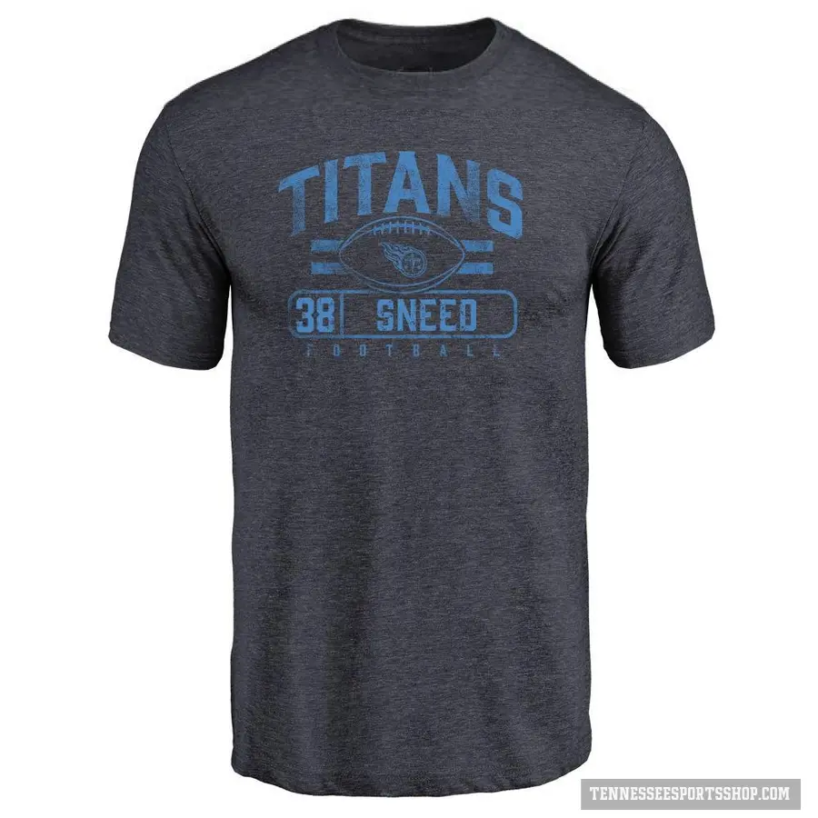Youth ＃38 L'Jarius Sneed Tennessee Titans Navy Flanker T-Shirt